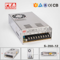 CE S-350-12 29a 12v 350w 120v to 12v dc power supply with 2 years warranty for USA Market